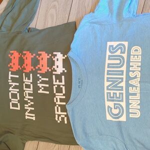Two long sleeve T shirts
